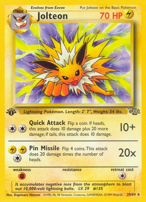 Jolteon, Jungle #20
