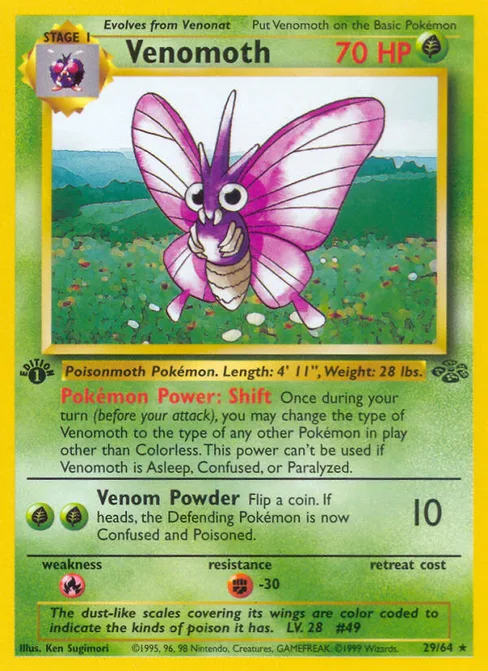 Venomoth, Jungle #29