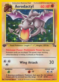 Aerodactyl, Holofoil