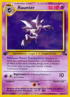 Haunter, Normal