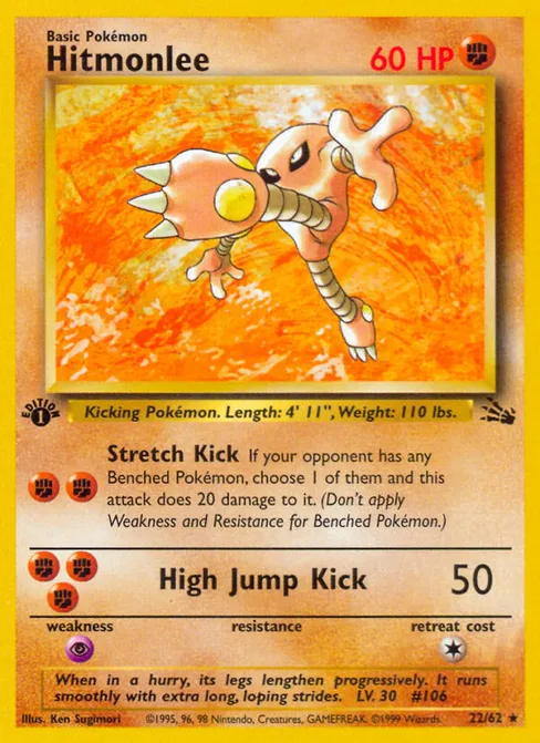 Hitmonlee, Fossil #22