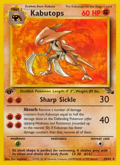 Kabutops, Normal