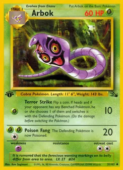 Arbok, Normal