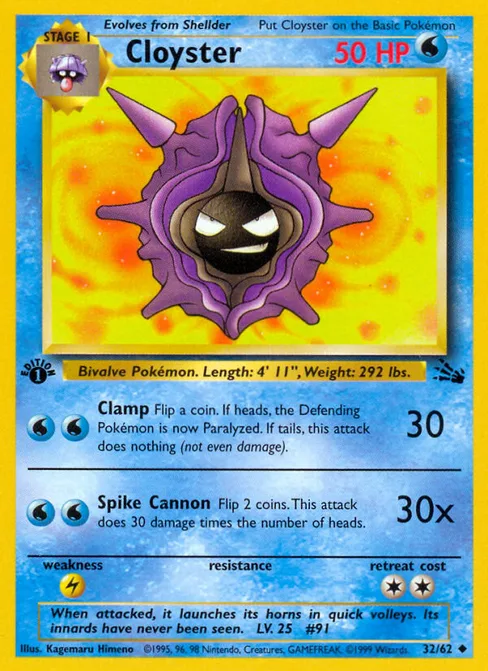 Cloyster, Fossil #32