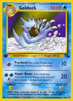 Golduck, Normal