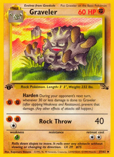 Graveler, Fossil #37
