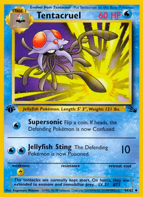 Tentacruel, Fossil #44
