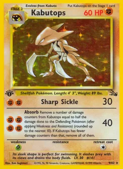 Kabutops, Holofoil