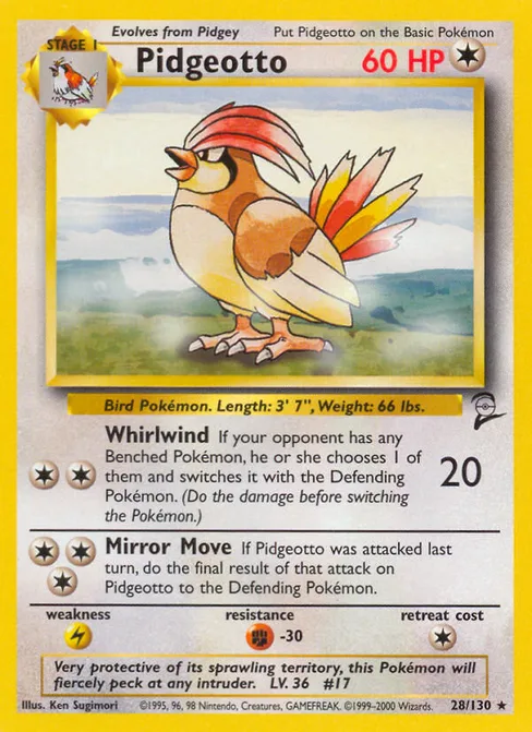 Pidgeotto, Base Set 2 #28