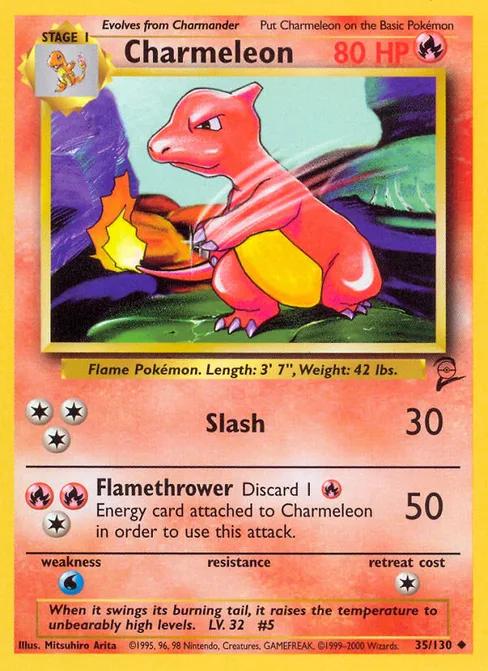 Charmeleon, Base Set 2 #35