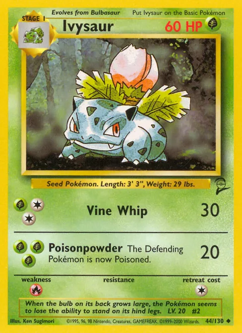 Ivysaur, Base Set 2 #44