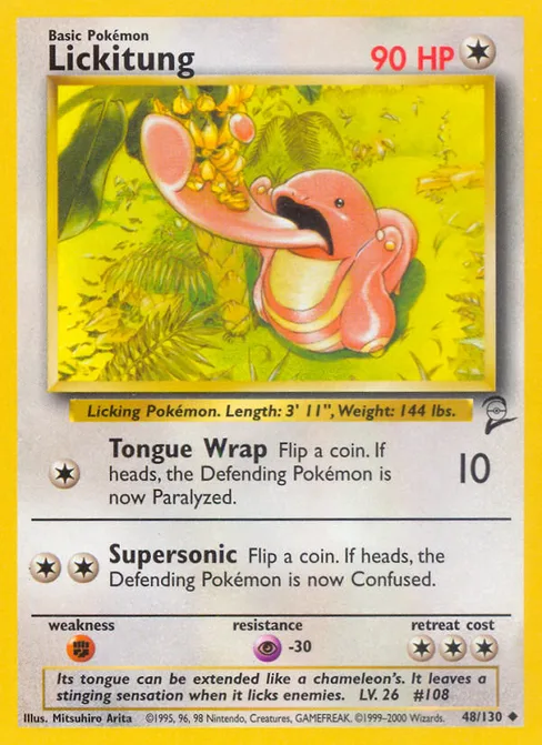 Lickitung, Base Set 2 #48