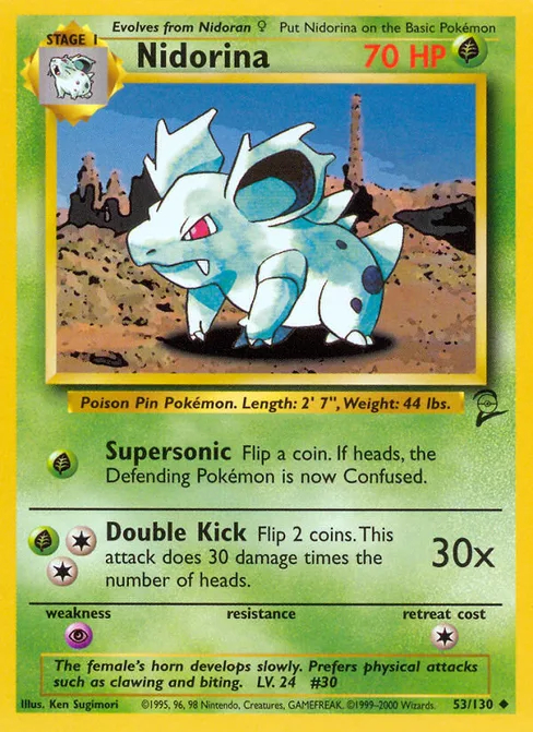 Nidorina, Base Set 2 #53