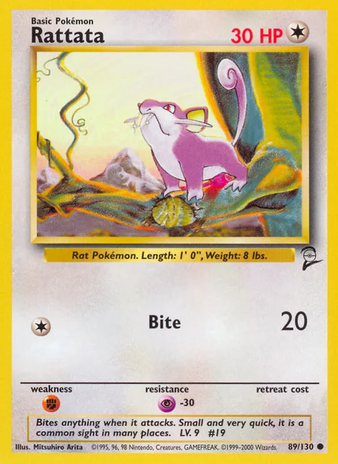 Rattata, Base Set 2 #89