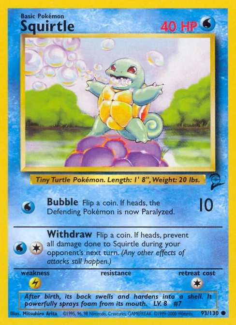 Squirtle, Base Set 2 #93