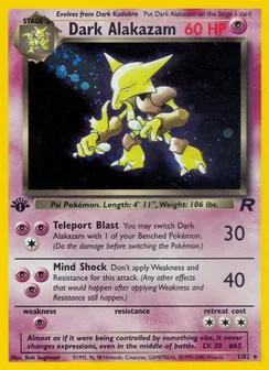 Dark Alakazam, Holofoil