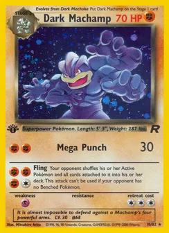 Dark Machamp, Holofoil