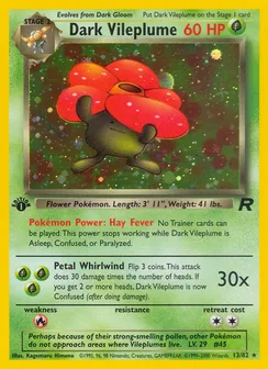 Dark Vileplume, Holofoil