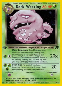 Dark Weezing, Holofoil