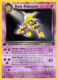 Dark Alakazam, Normal