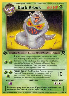 Dark Arbok, Normal