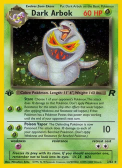 Dark Arbok, Holofoil