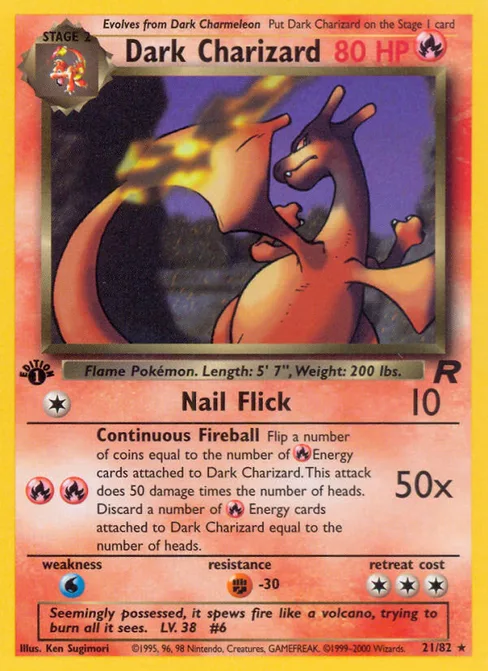 Dark Charizard, Team Rocket #21