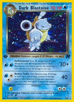Dark Blastoise, Holofoil