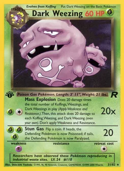 Dark Weezing, Normal