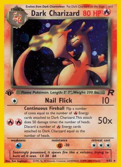 Dark Charizard, Holofoil