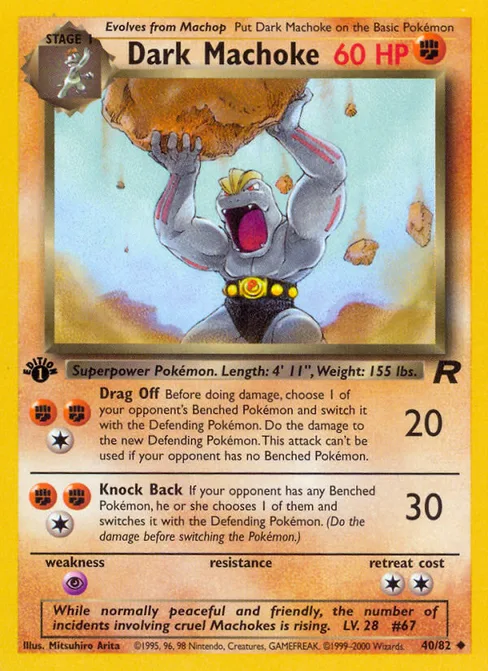 Dark Machoke, Team Rocket #40