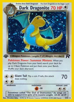 Dark Dragonite, Holofoil