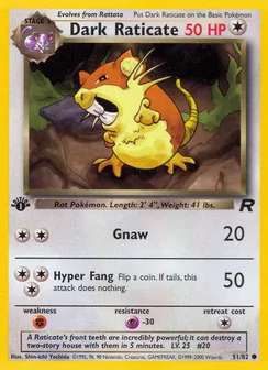 Dark Raticate, Normal