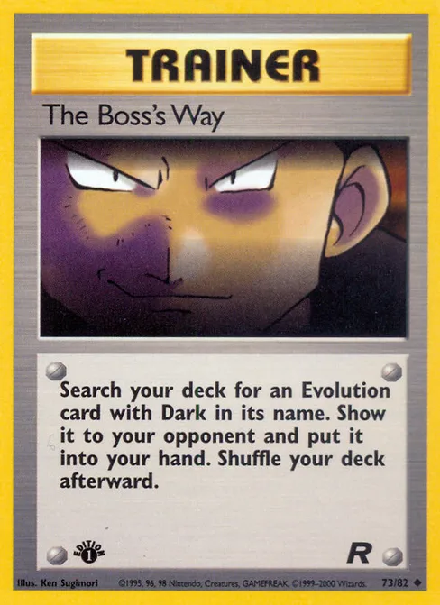 The Boss's Way, Team Rocket #73