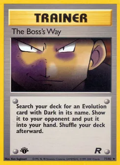 The Boss's Way, Normal