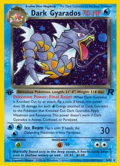 Dark Gyarados, Holofoil