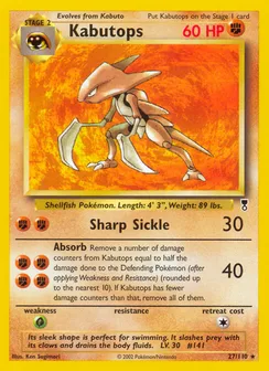 Kabutops, Normal