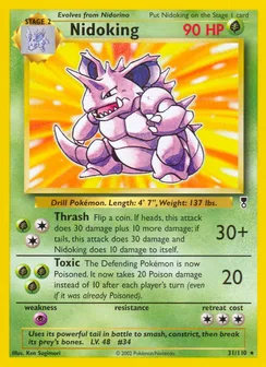 Nidoking, Normal
