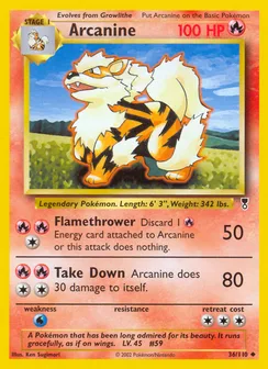 Arcanine, Normal