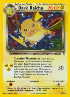 Dark Raichu, Holofoil