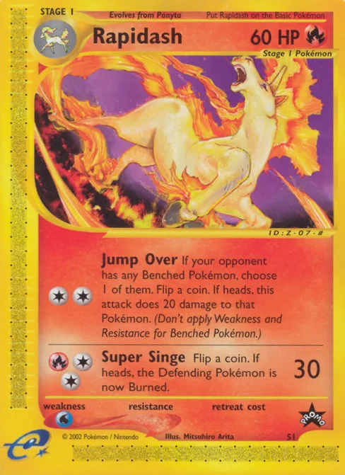Rapidash, Wizards Black Star Promos #51