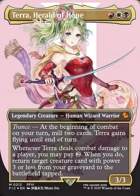 Terra, Herald of Hope, Final Fantasy Commander #212