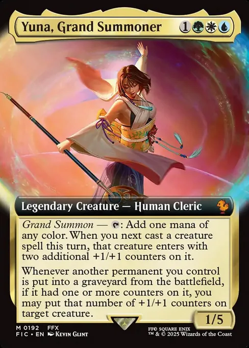 Yuna, Grand Summoner, Final Fantasy Commander #192