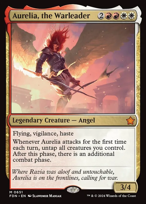 Aurelia, the Warleader, Foundations #651