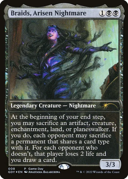 Braids, Arisen Nightmare, Game Day Promos #8