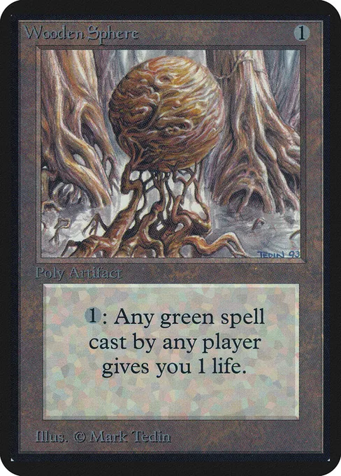 Wooden Sphere, Limited Edition Alpha #276