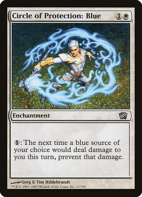 Circle of Protection: Blue, Eighth Edition #11★