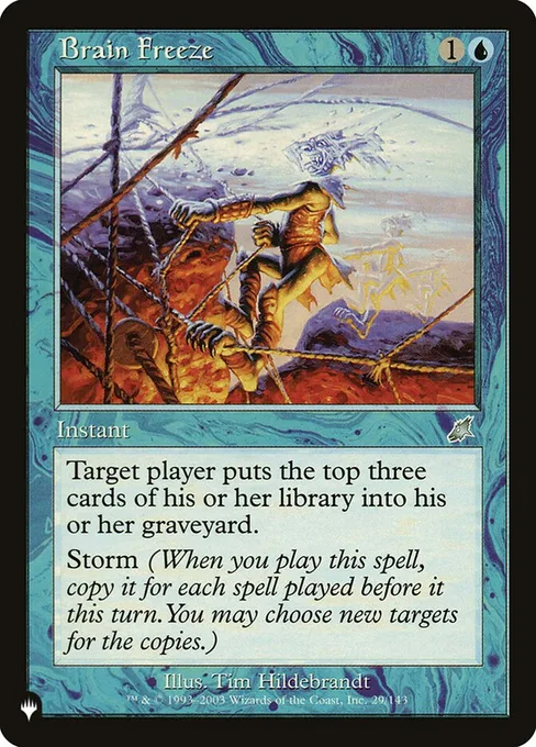 Brain Freeze, The List #SCG-29