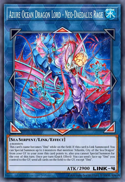 Azure Ocean Dragon Lord - Neo-Daedalus Rage, Beyond the Brave #BETB-EN046