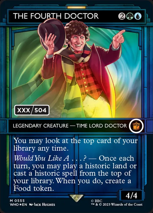 The Fourth Doctor, Doctor Who #555z